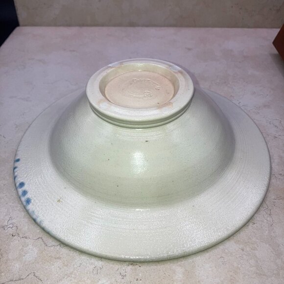 Cady Clay Works  Studio Pottery Speckled Glaze Bowl 8.25” USA Turquoise 2010-19 - Picture 8 of 10